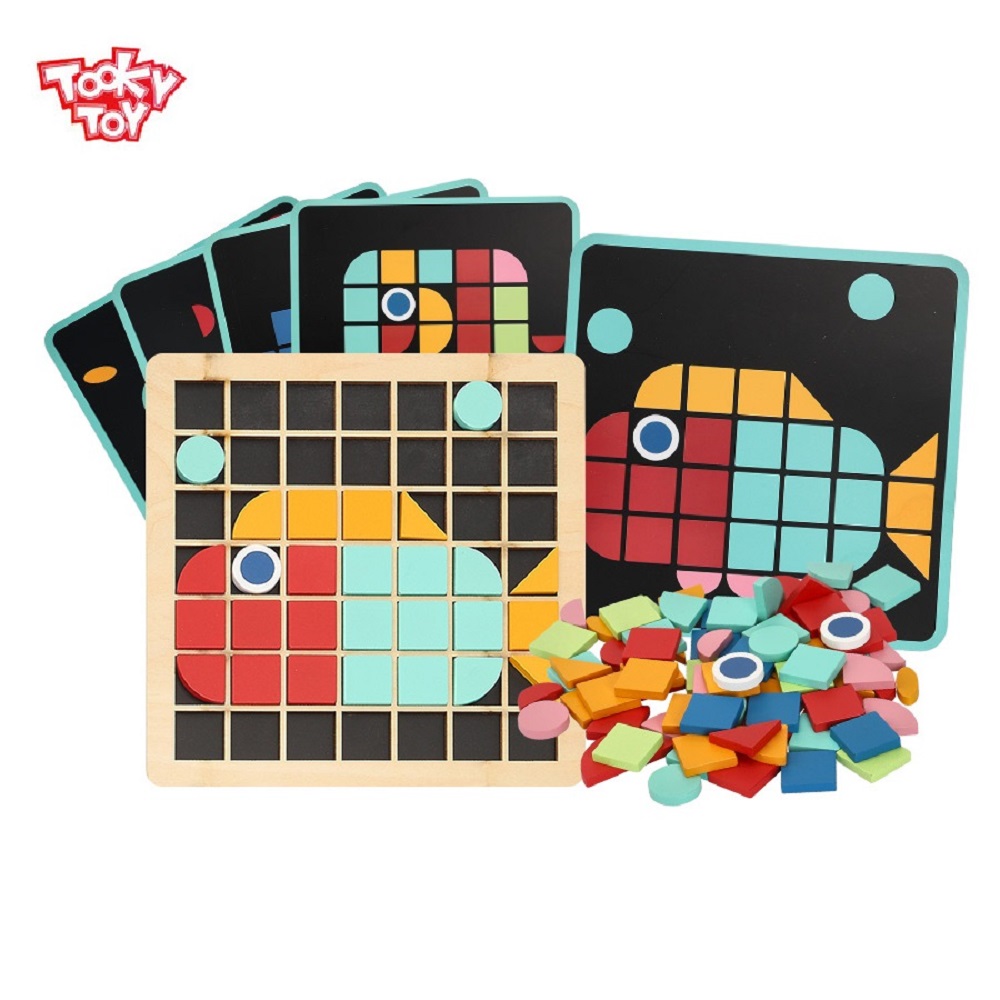 Игровой набор Tooky Toy TF569 Мозаика Формы - фото 3