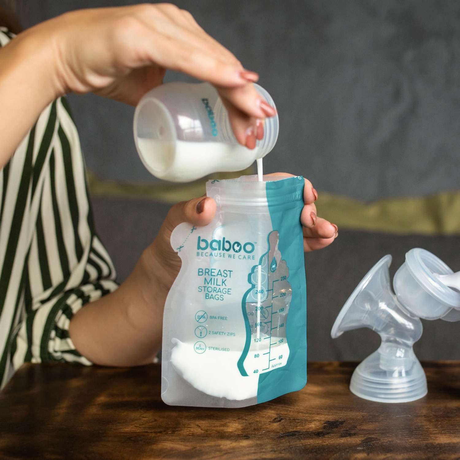 Пакеты для хранения грудного молока BABOO 25шт 2-005 - фото 8