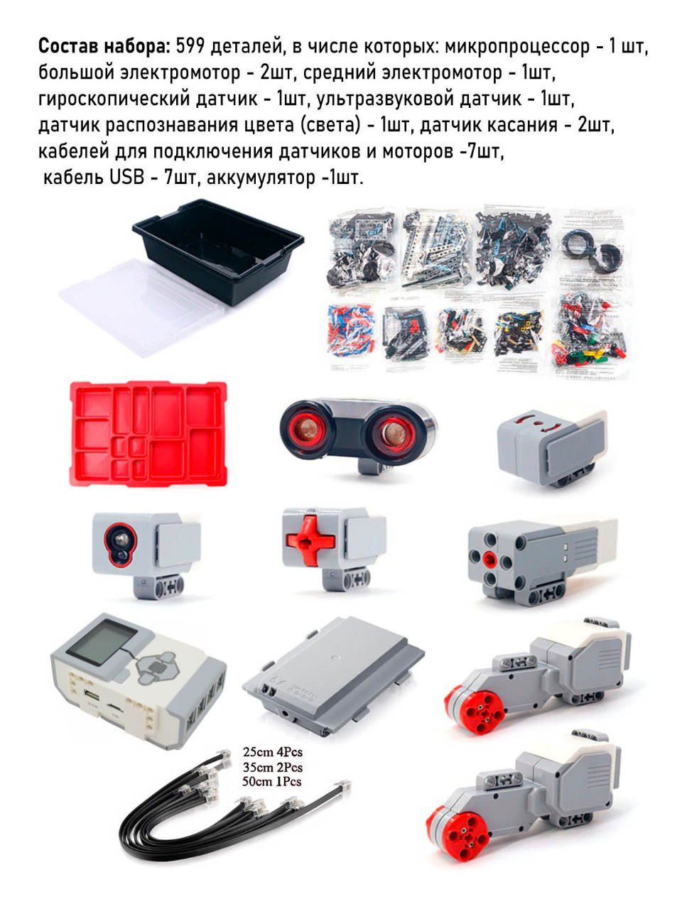 Конструктор Mindstorms EV3 ROBO MASTER Базовый набор 45544 - фото 3