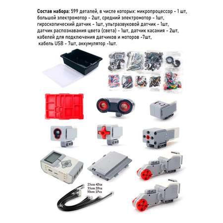 Конструктор Mindstorms EV3 ROBO MASTER Базовый набор 45544