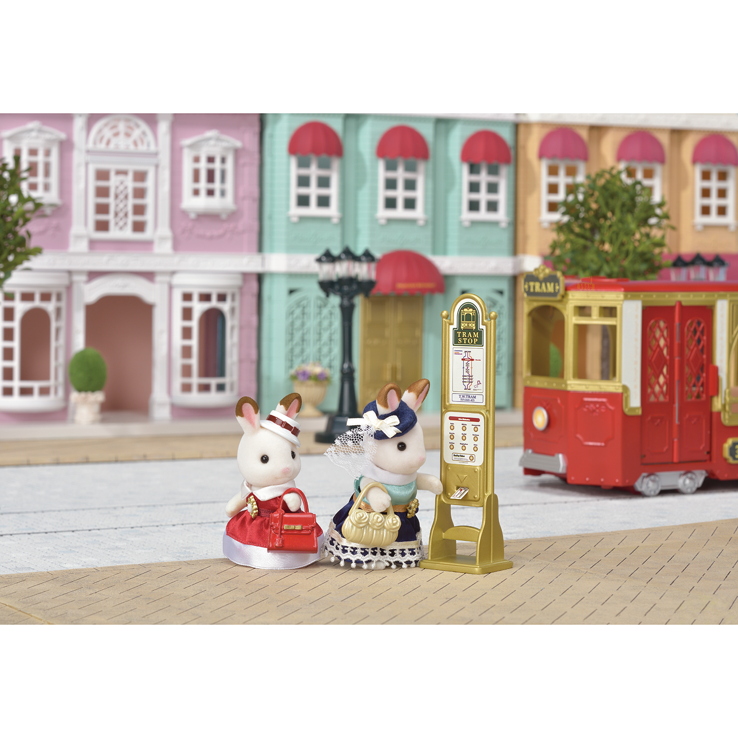 Набор SYLVANIAN FAMILIES TOWN Series Городской трамвай - фото 24