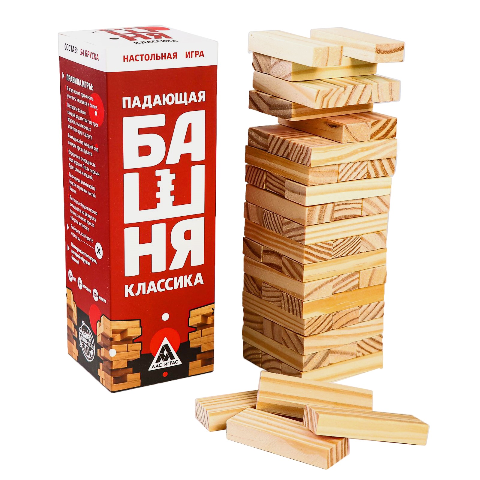 Настольная игра Лас Играс «Падающая башня. Классика» - фото 1