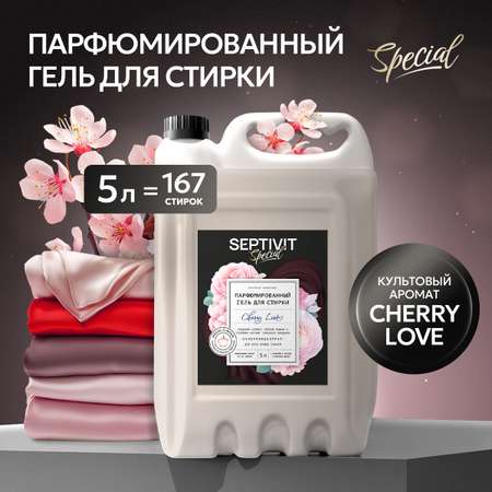 Гель для стирки SEPTIVIT Premium Cherry Love 5л