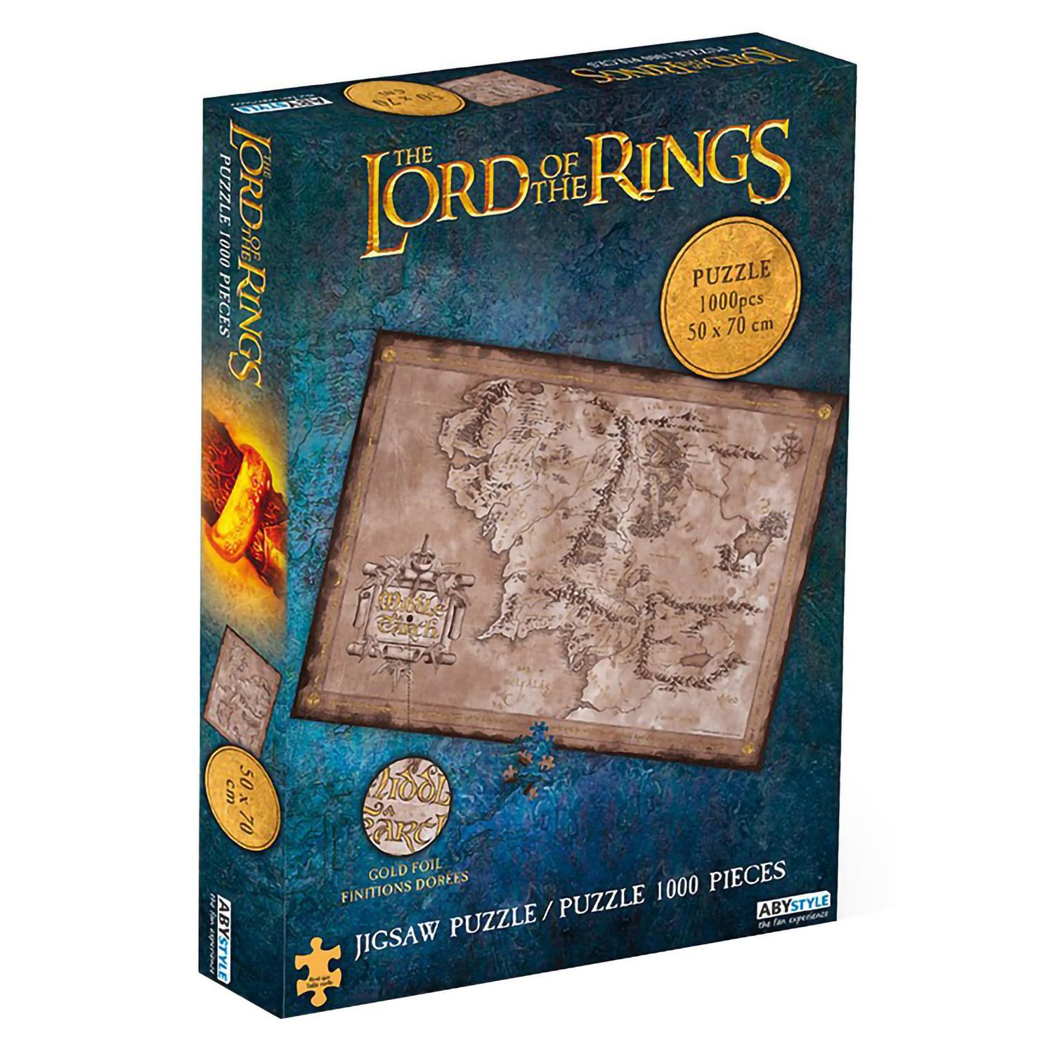 Пазл ABYStyle Lord of the Rings Jigsaw puzzle 1000 pieces Middle Earth ABYJDP005 - фото 2