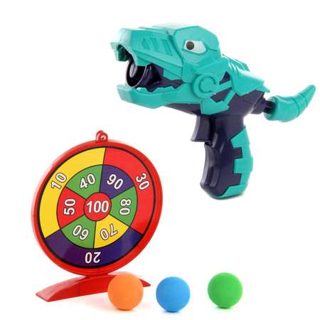 Игровой набор Veld Co оружие Динозавр с шариками и мишенью