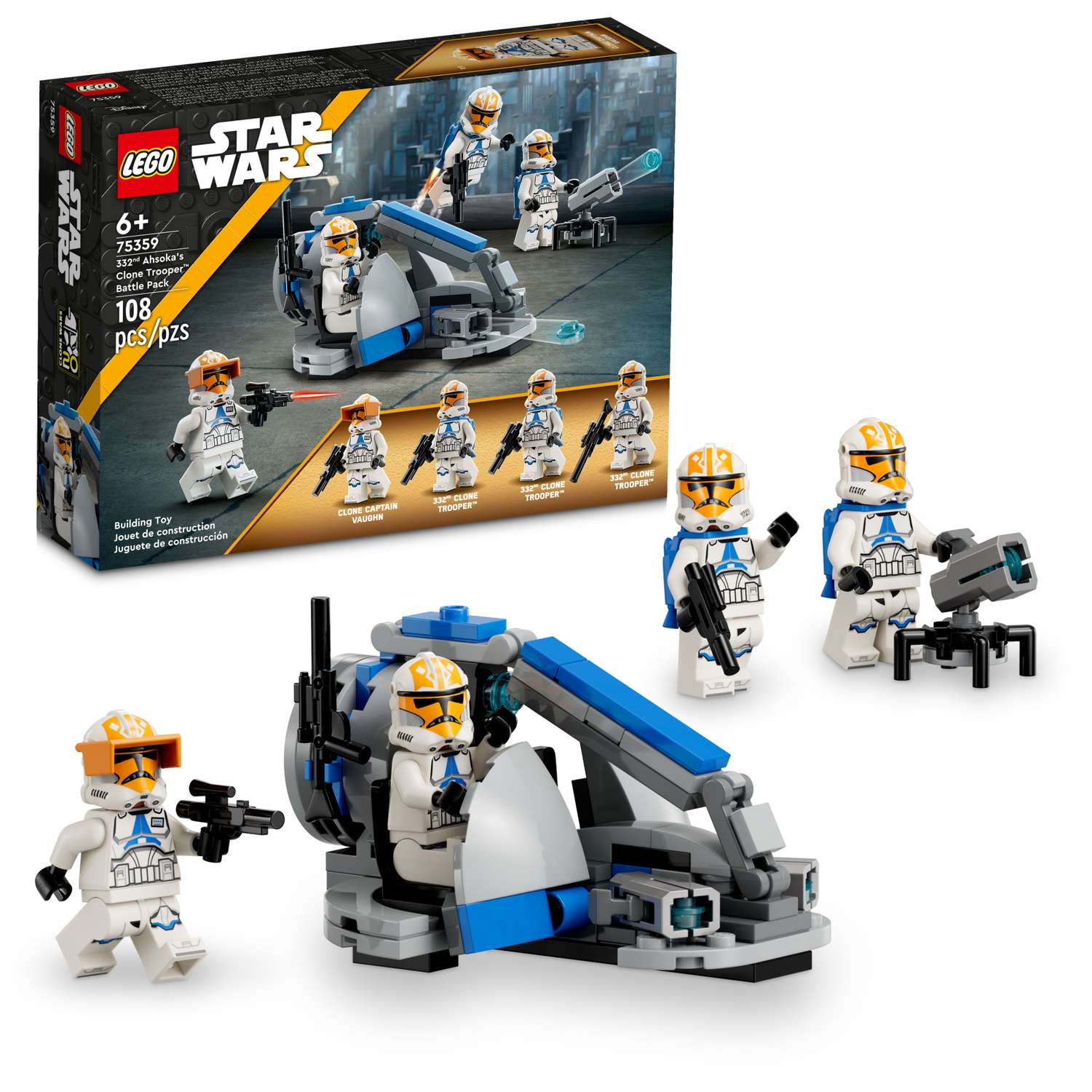 Конструктор LEGO 332nd Ahsoka's Clone Trooper Battle Pack 75359 - фото 1