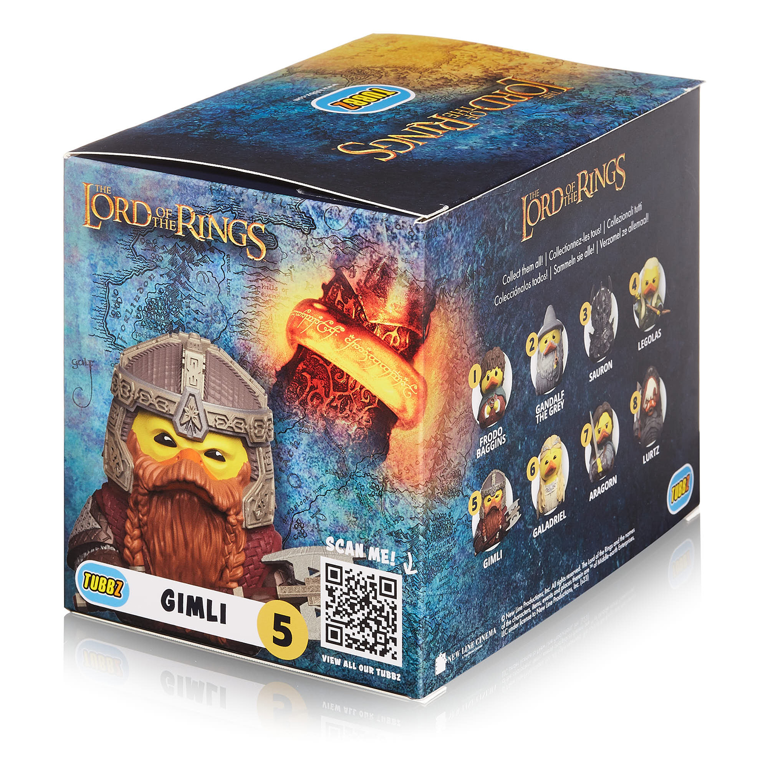 Фигурка The Lord of the Rings Утка Tubbz Гимли из Властелина колец Boxed Edition без ванны - фото 3