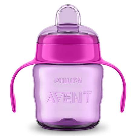 Чашка с носиком Philips Avent Comfort 200 мл 6 мес+ Розовая