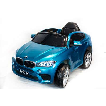 Электромобиль TOYLAND Джип BMW X6M mini синий краска