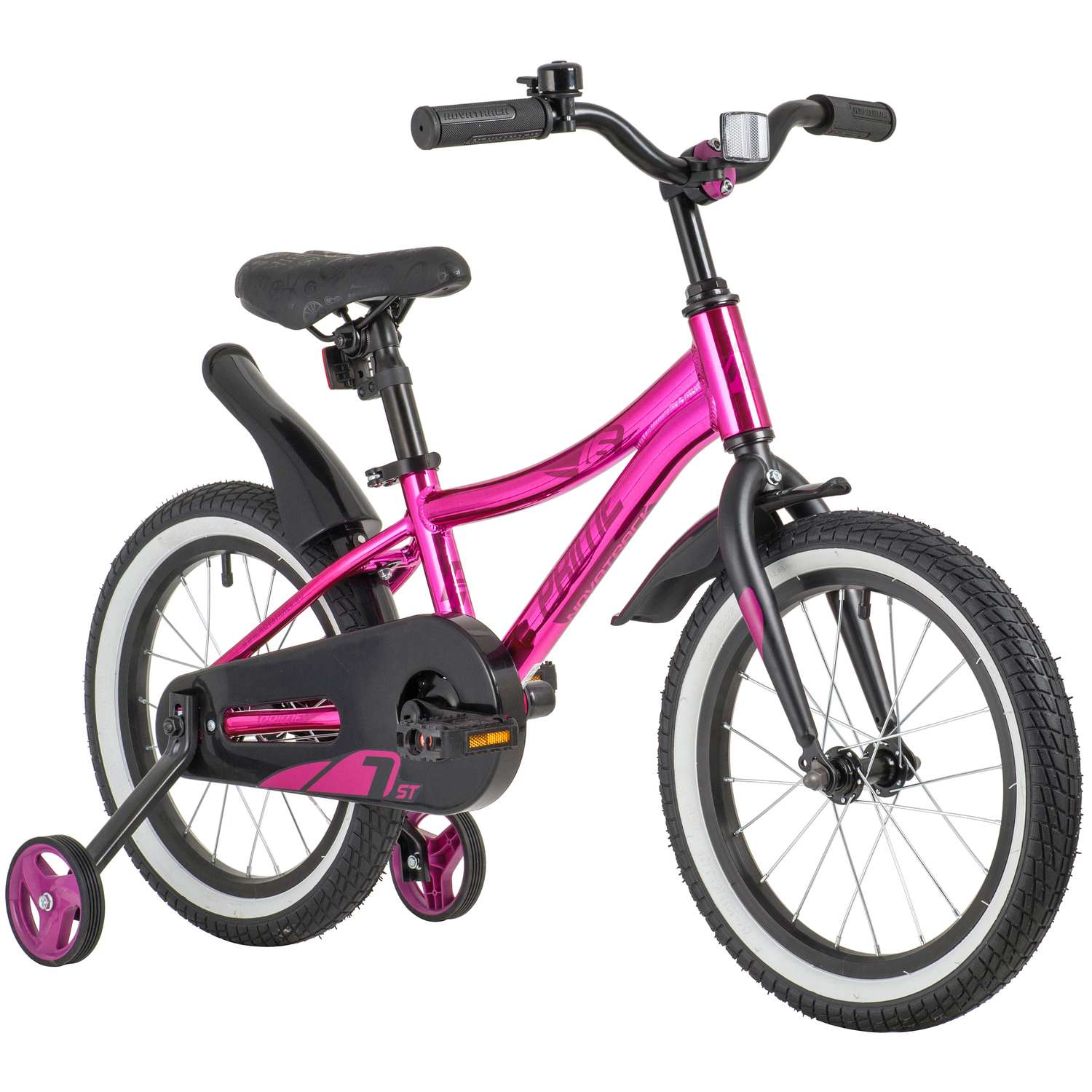 Велосипед NOVATRACK Prime AG 16 розовый металлик - фото 3