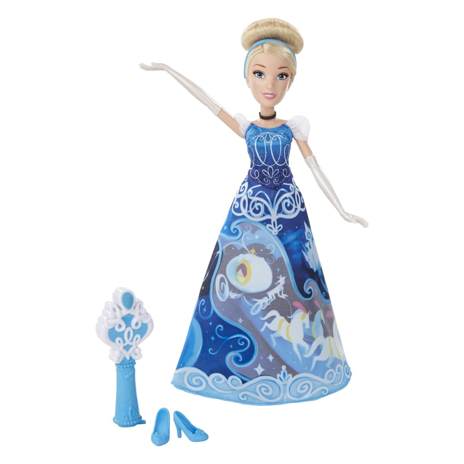 Кукла Princess Hasbro в юбке Cinderella B5299 B5295EU6 - фото 1
