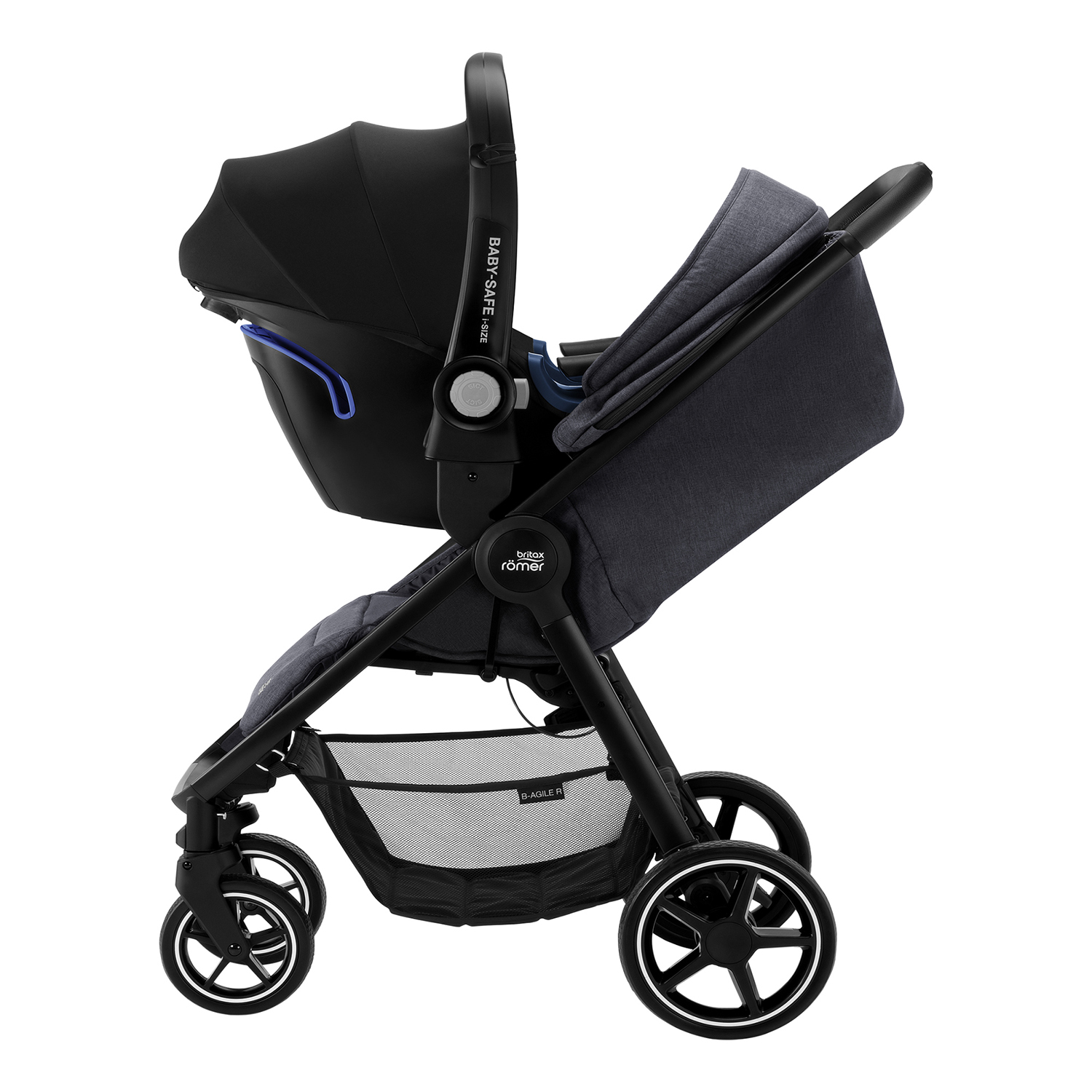 Коляска Britax Roemer B-Agile R Black Shadow-Black - фото 4