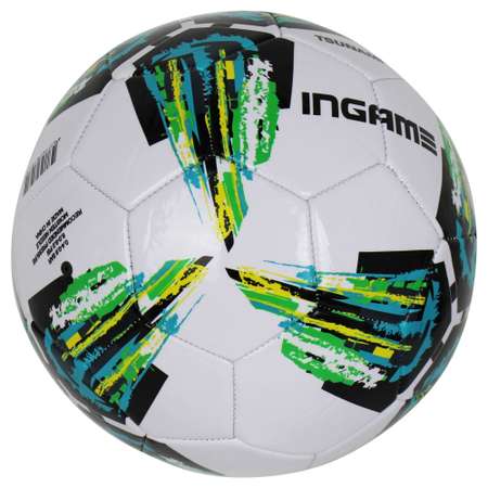 Мяч футбольный InGame TSUNAMI №5 IFB-131 зеленый