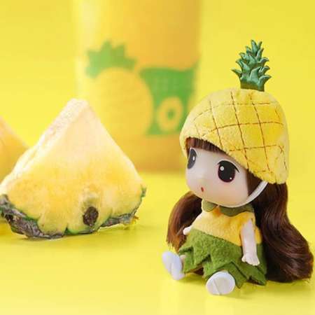 Уникальная коллекционная кукла DDung ананас пупс из серии фрукты и ягоды