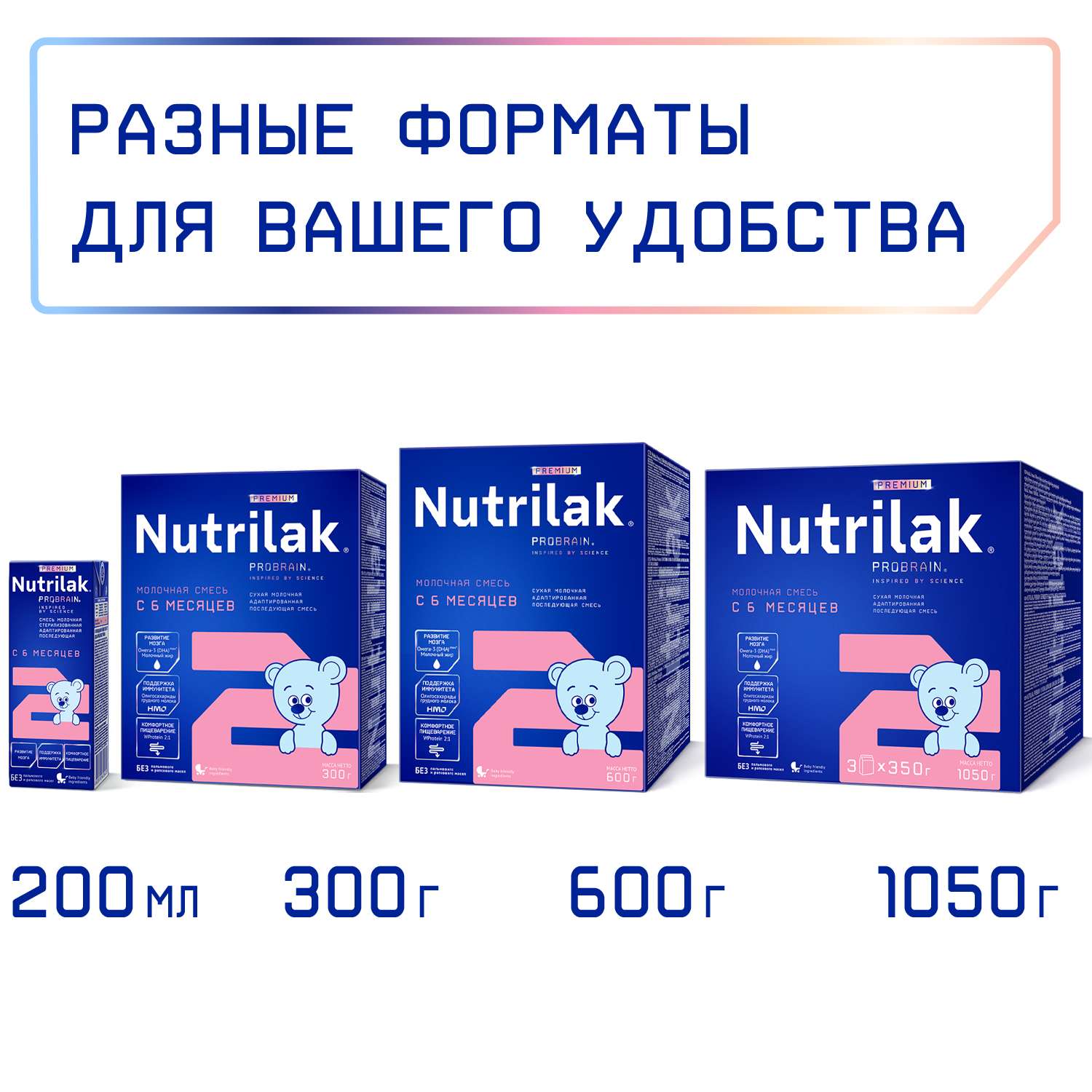Смесь молочная Nutrilak Premium 2 с 6 месяцев 600г - фото 10