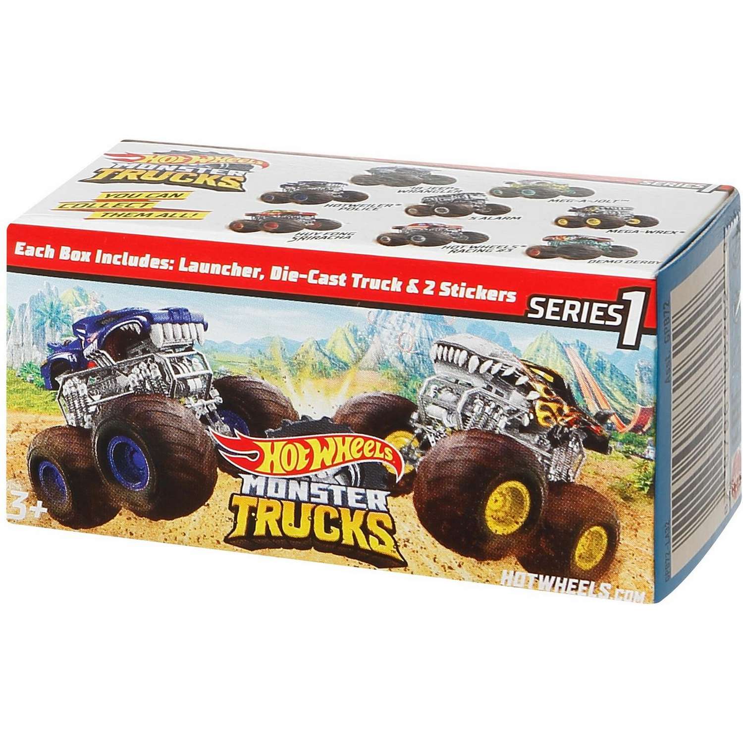 Hot Wheels Monster Trucks 2 Mystery Truck 1 Ea