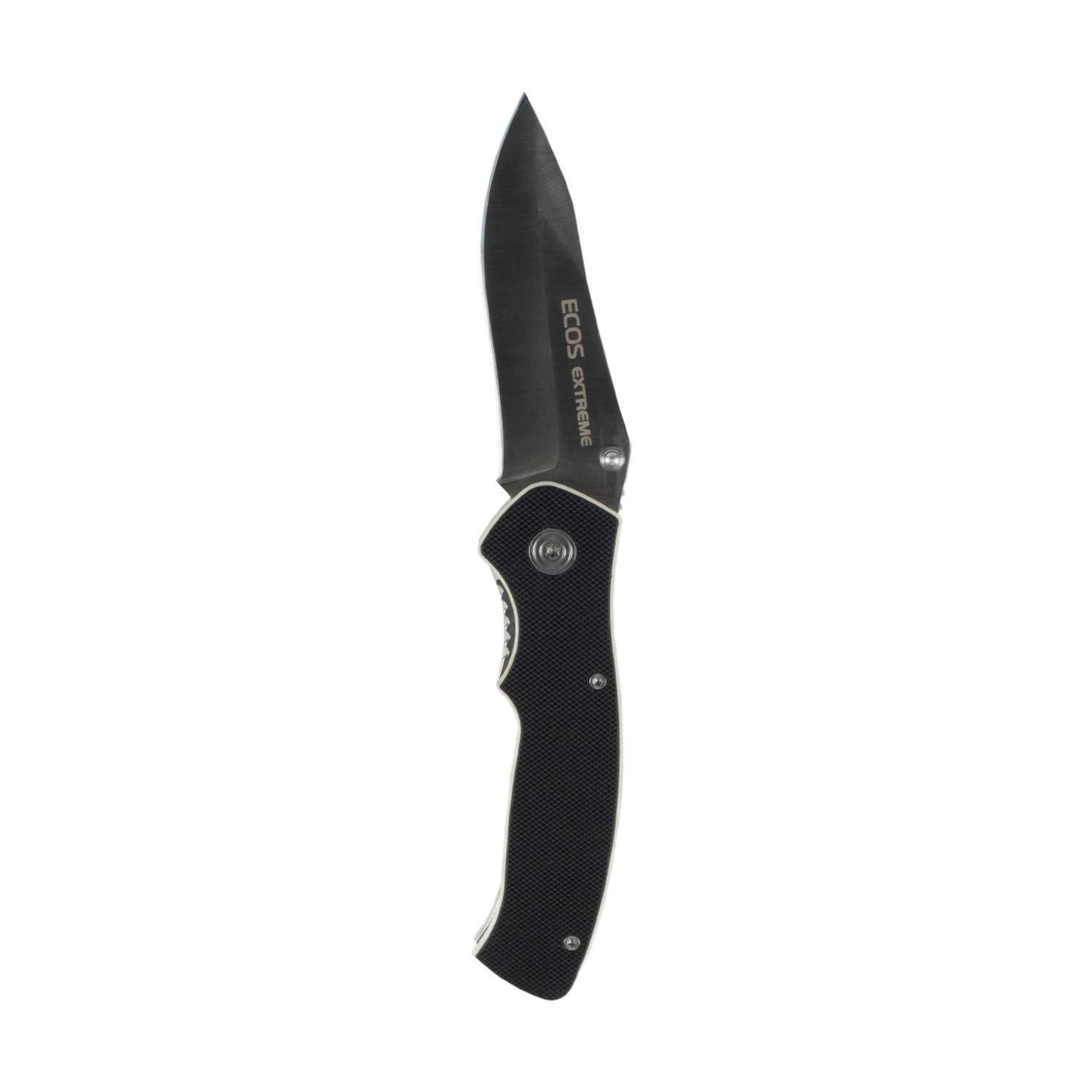 Нож туристический Ecos EX-135 G10 складной черный - фото 1