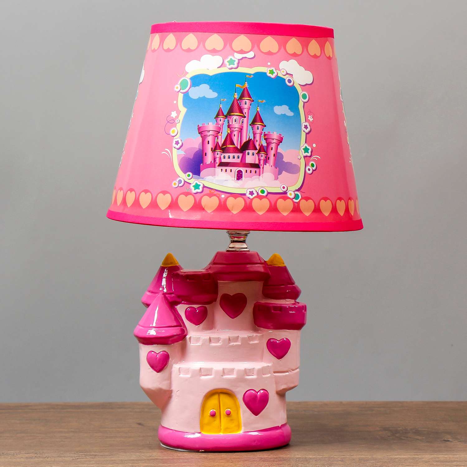 Лампа настольная RISALUX Королевство розовый E14 40Вт 220В - фото 2