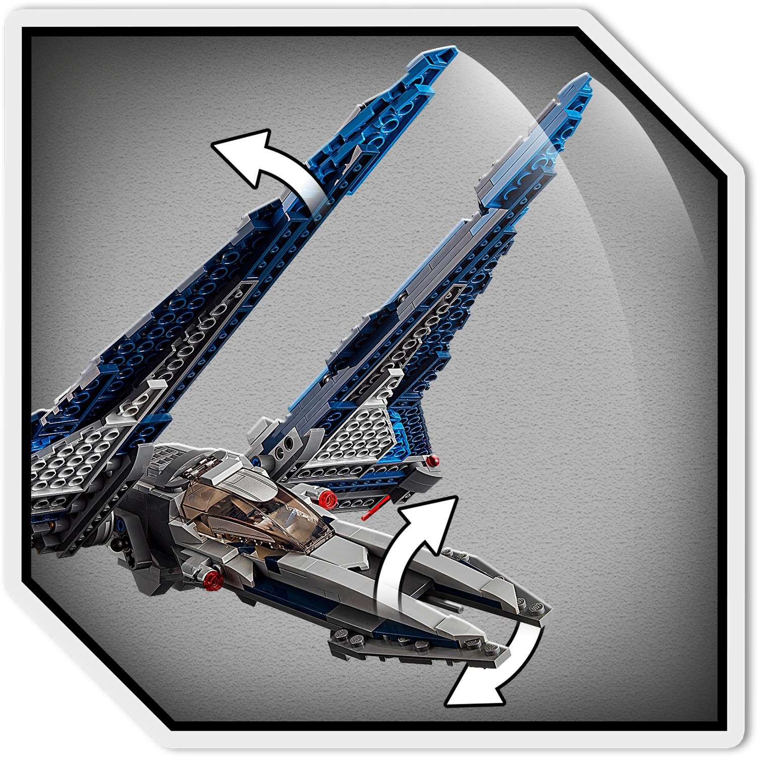 Конструктор LEGO Star Wars Звездный истребитель мандалорцев 75316 - фото 9