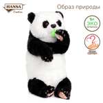 Реалистичная мягкая игрушка HANSA Панда большая детёныш 34 см