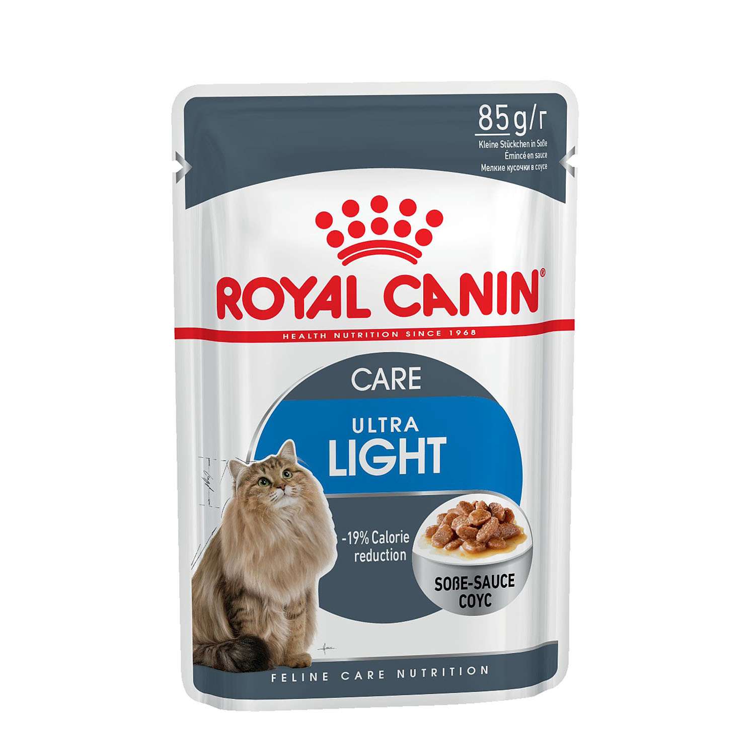 Корм влажный для кошек ROYAL CANIN Ultra light 85г склонных к полноте пауч - фото 3