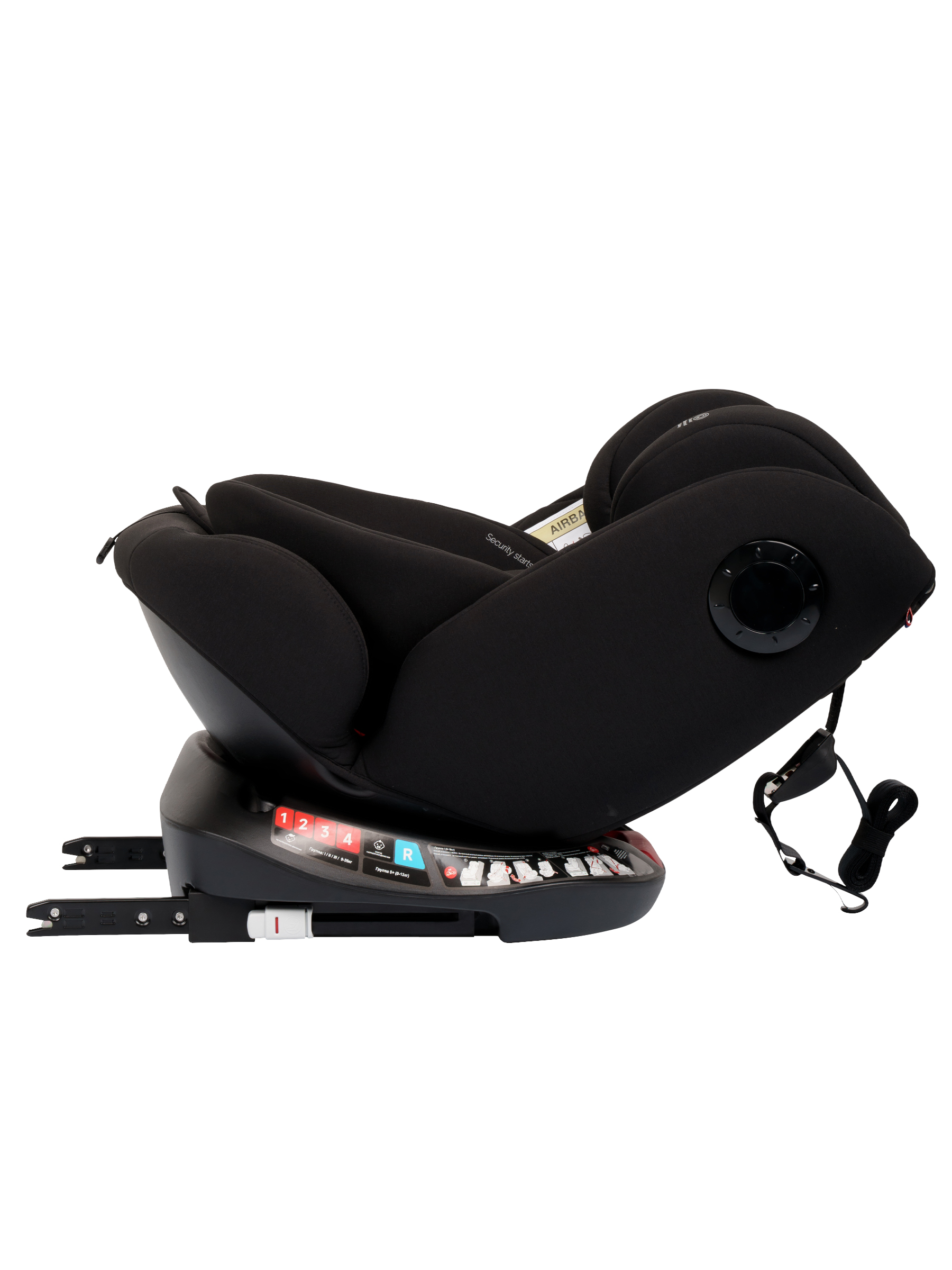 Автокресло JOVOLA Prime Isofix черный Isofix 0+/1/2/3 (0-36 кг) - фото 15