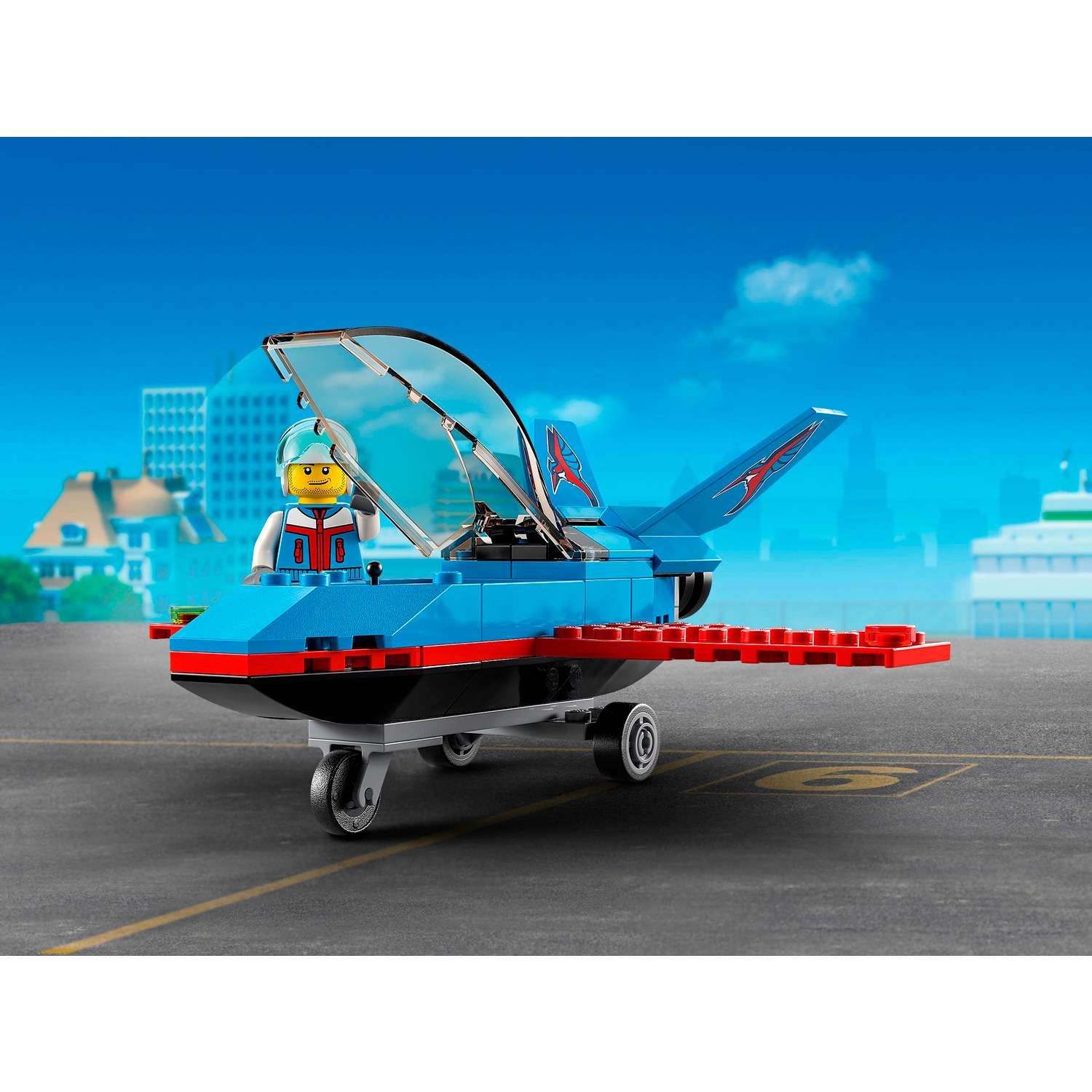 Конструктор детский LEGO City Трюковый самолёт 60323 - фото 12