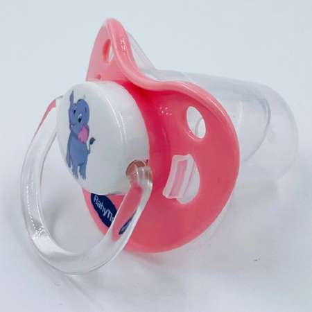 Соска-пустышка BabyTime ортодонтическая с защитным колпачком
