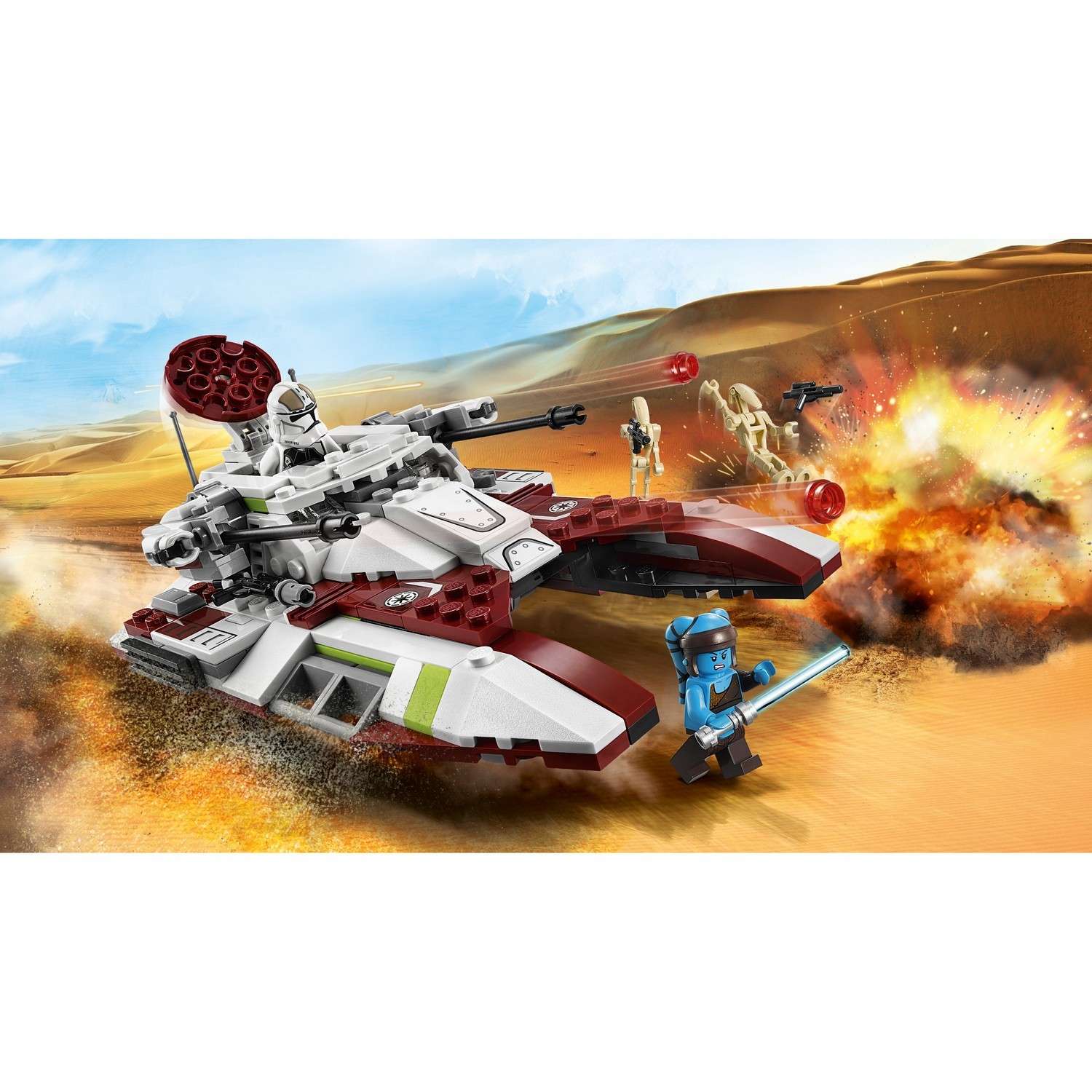 Конструктор LEGO Star Wars TM Боевой танк Республики (75182) - фото 4