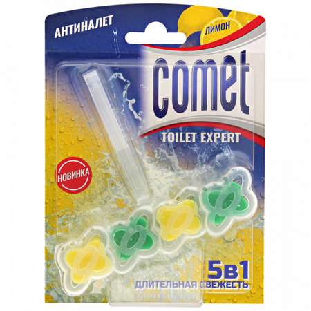 Блок для очищения унитаза Comet Лимон 48г