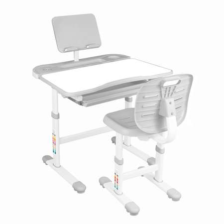 Комплект парта + стул Anatomica Ara серый