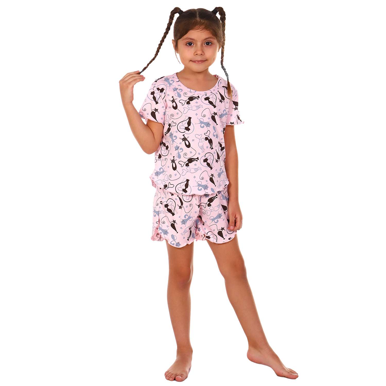 Пижама Детская Одежда 0410КД2/розовый2 - фото 1
