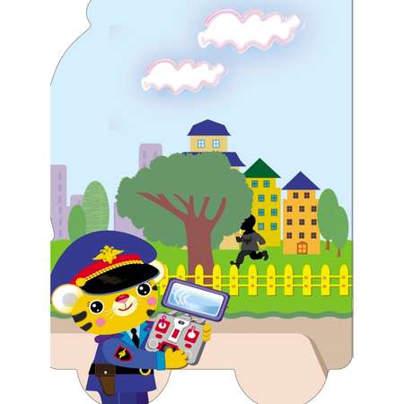 Книга СТРЕКОЗА Наклейки для малышей Полицейская машина