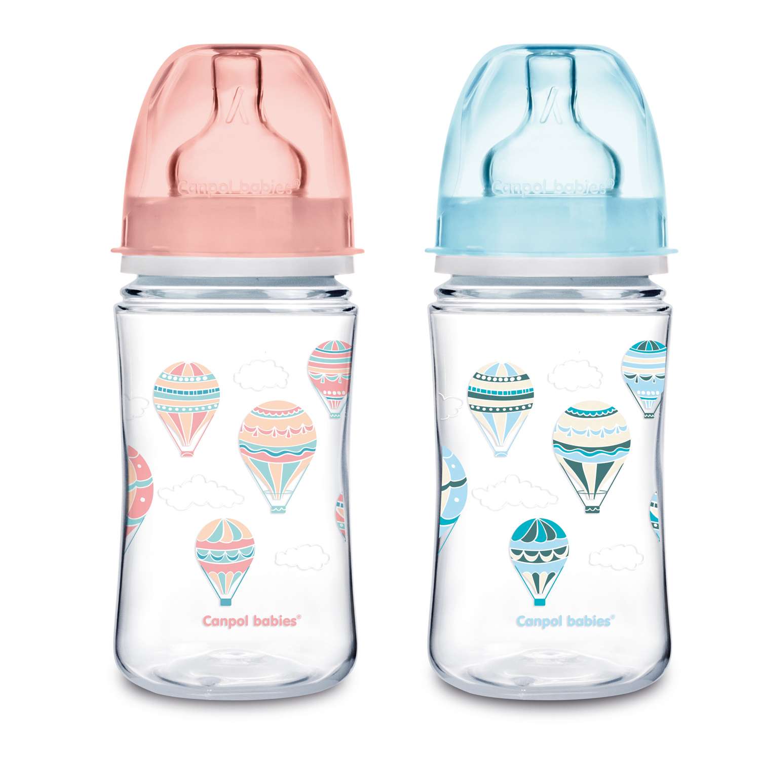 Бутылочка Canpol Babies EasyStart с широким горлышком антиколиковая 240мл с 3месяцев Розовый - фото 4