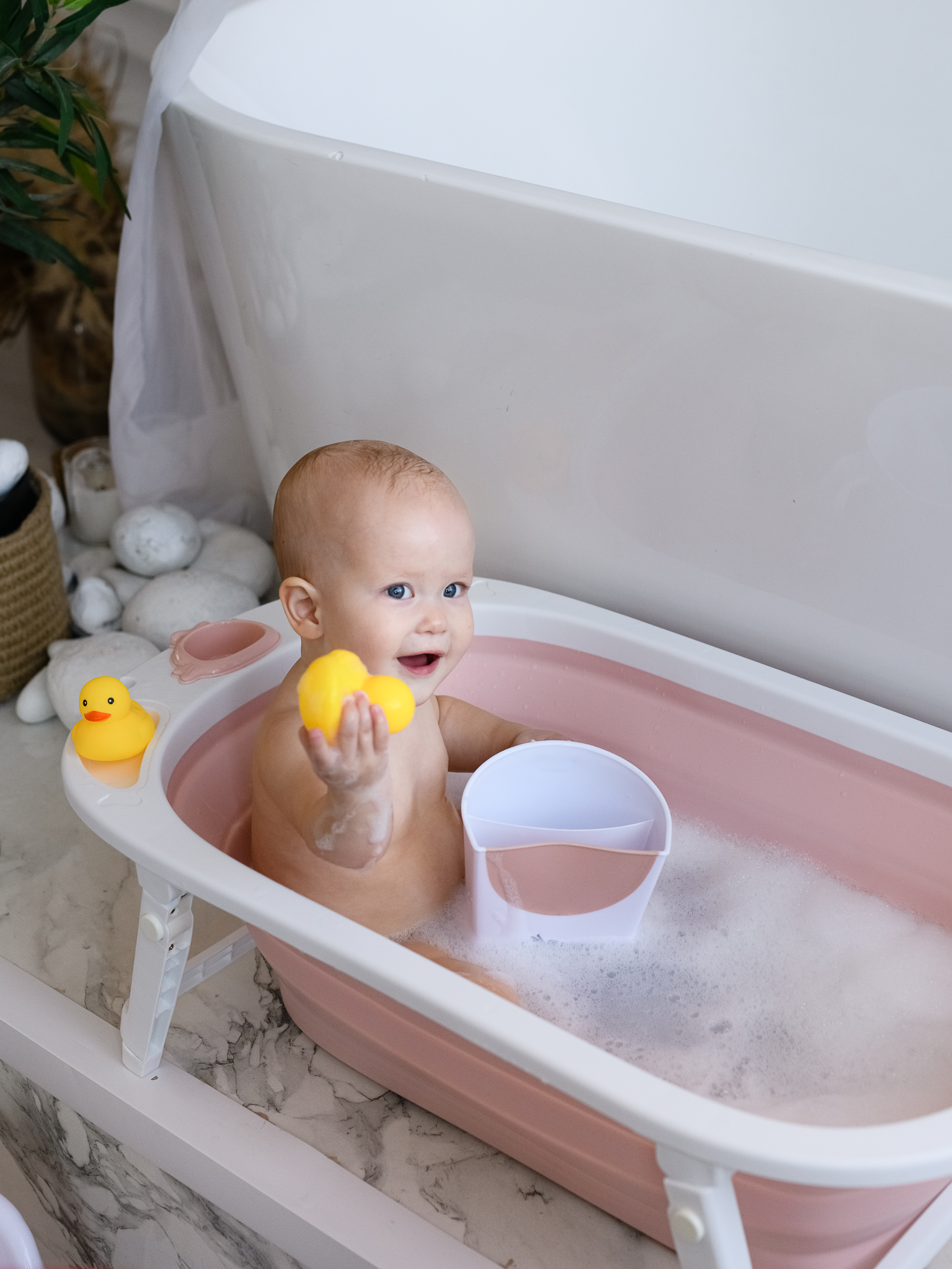 Ковш детский Miyoumi для купания и мытья головы - Blush - фото 21