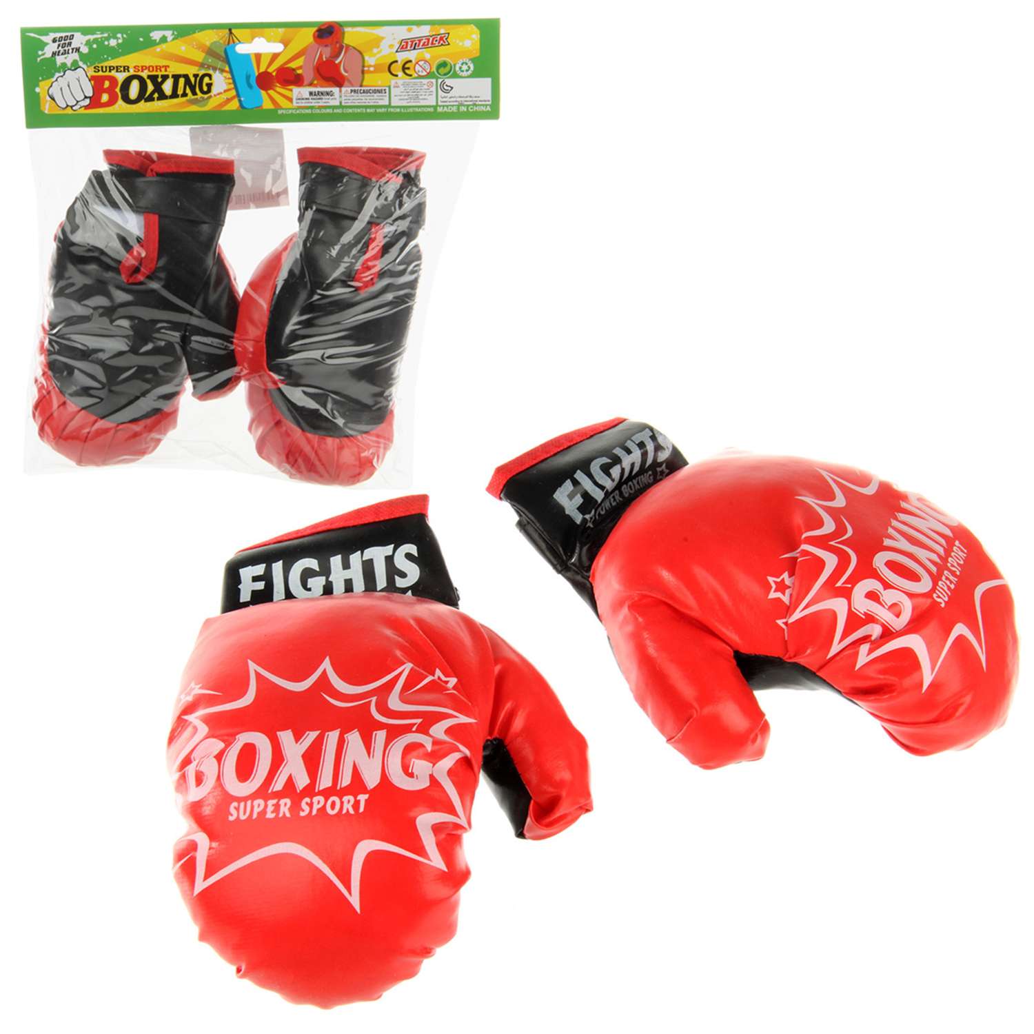 Боксерские перчатки Veld Co красные - фото 2
