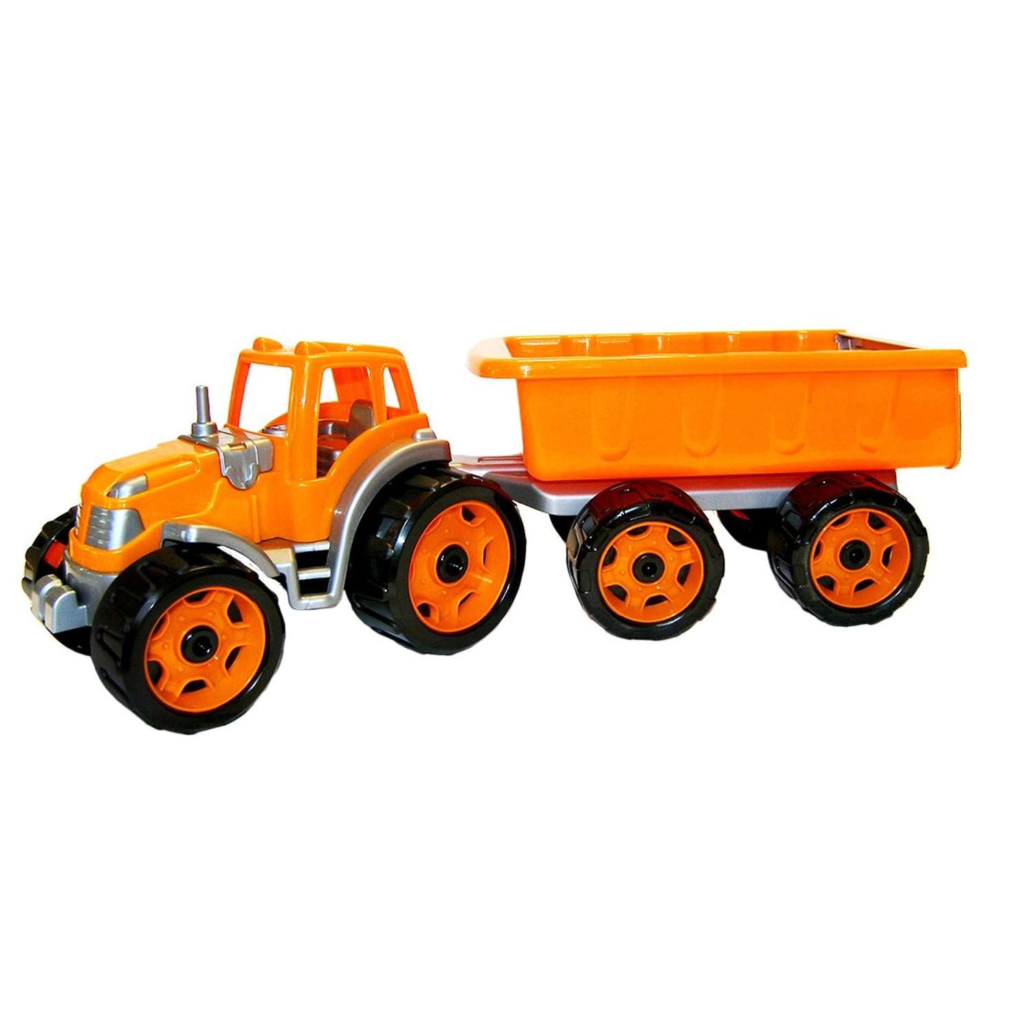 Трактор с прицепом Технок Оранжевый Т3442_о - фото 1