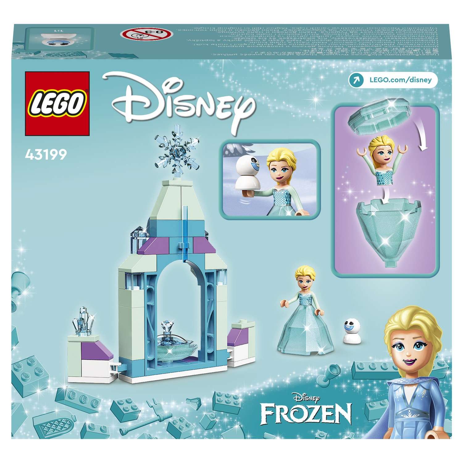 Конструктор LEGO Disney Princess Двор замка Эльзы 43199 - фото 3