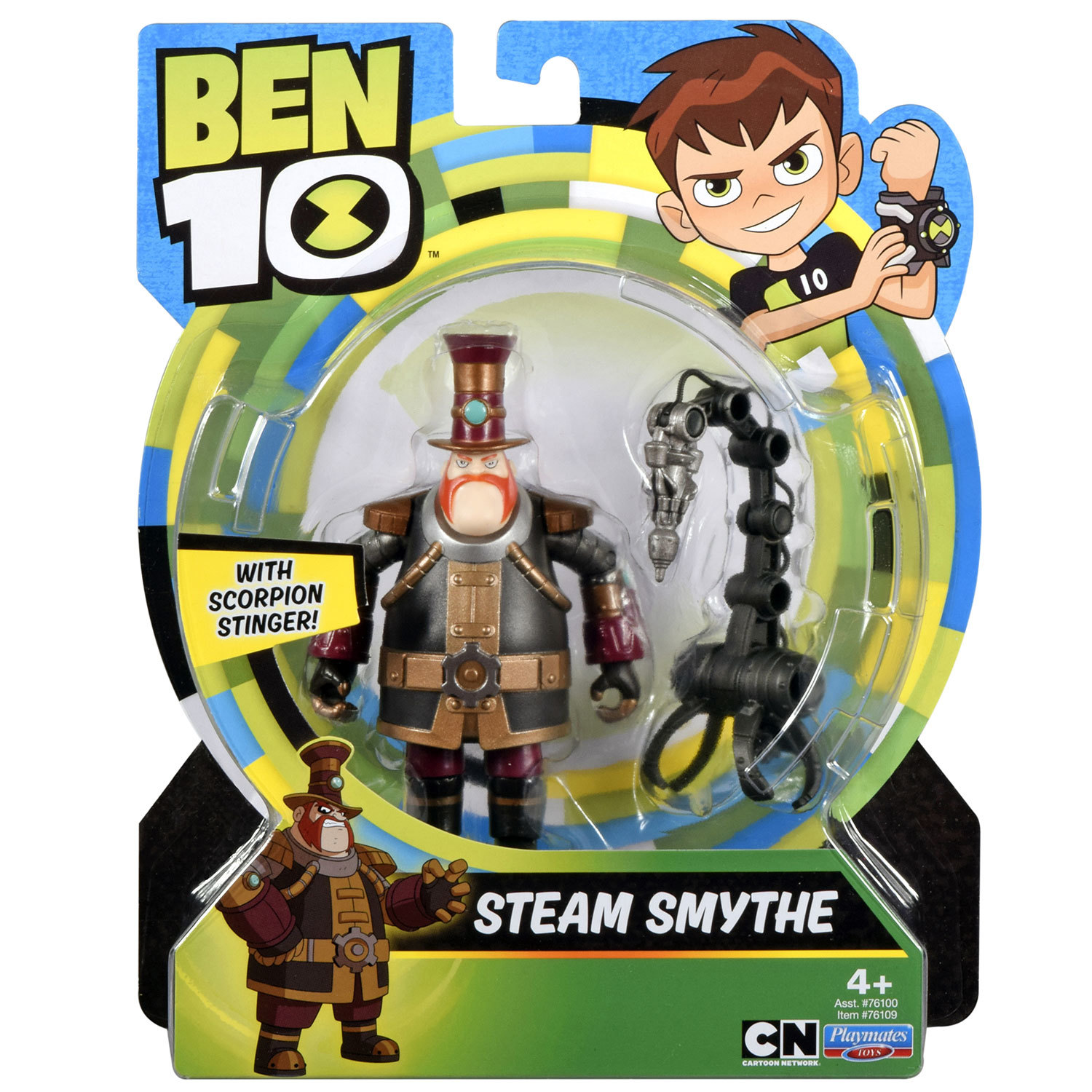 Фигурка Ben10 Стим Смит 76109 купить по цене 1 ₽ в интернет-магазине  Детский мир