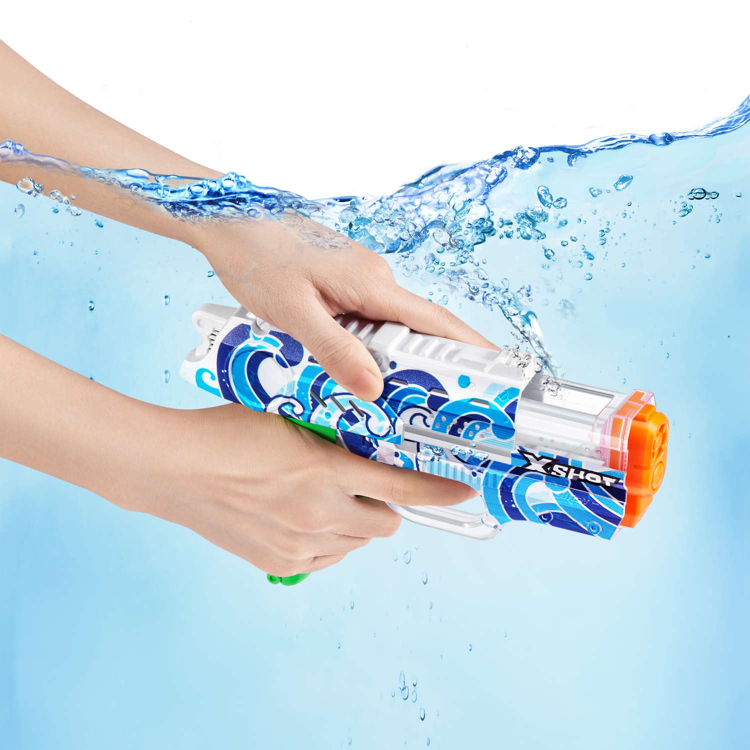 Бластер водный x shot water. X-shot Water tube Soaker.