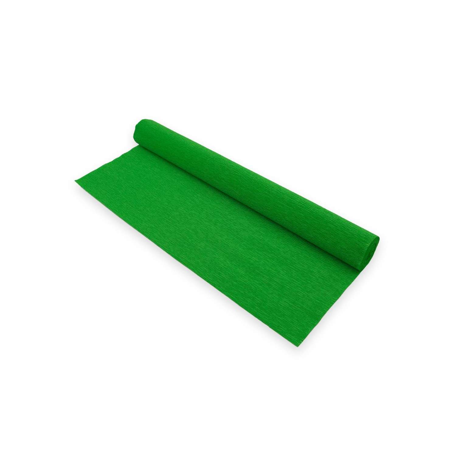 Бумага Айрис гофрированная креповая для творчества 50 см х 2.5 м 180 г зеленая - фото 3