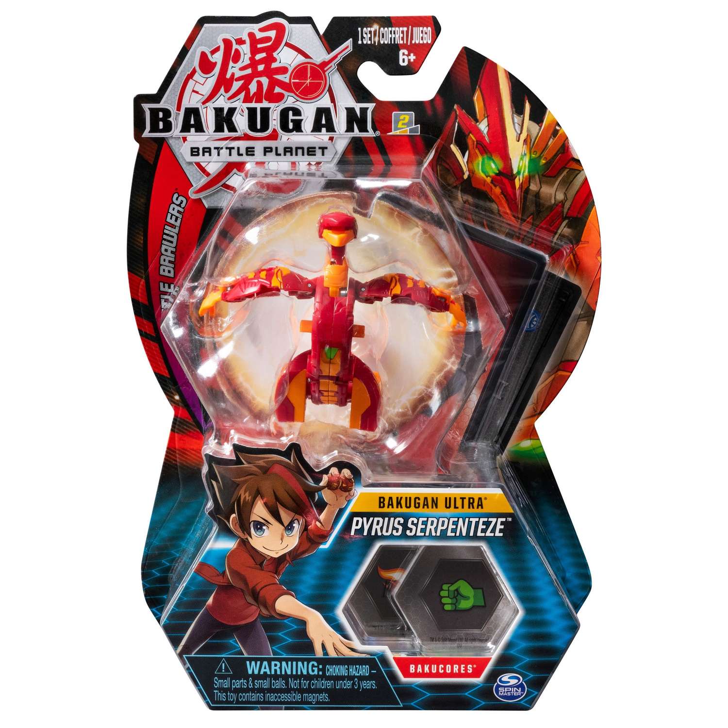 Фигурка-трансформер Bakugan Ультра Leviathan Red 6045146/20108451 - фото 2