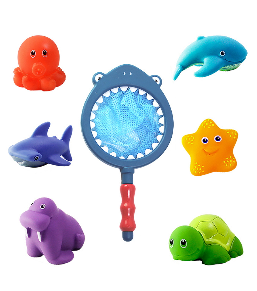 Игрушки для ванной Morning Sun Развивающие для купания малышей 7 шт - фото 1