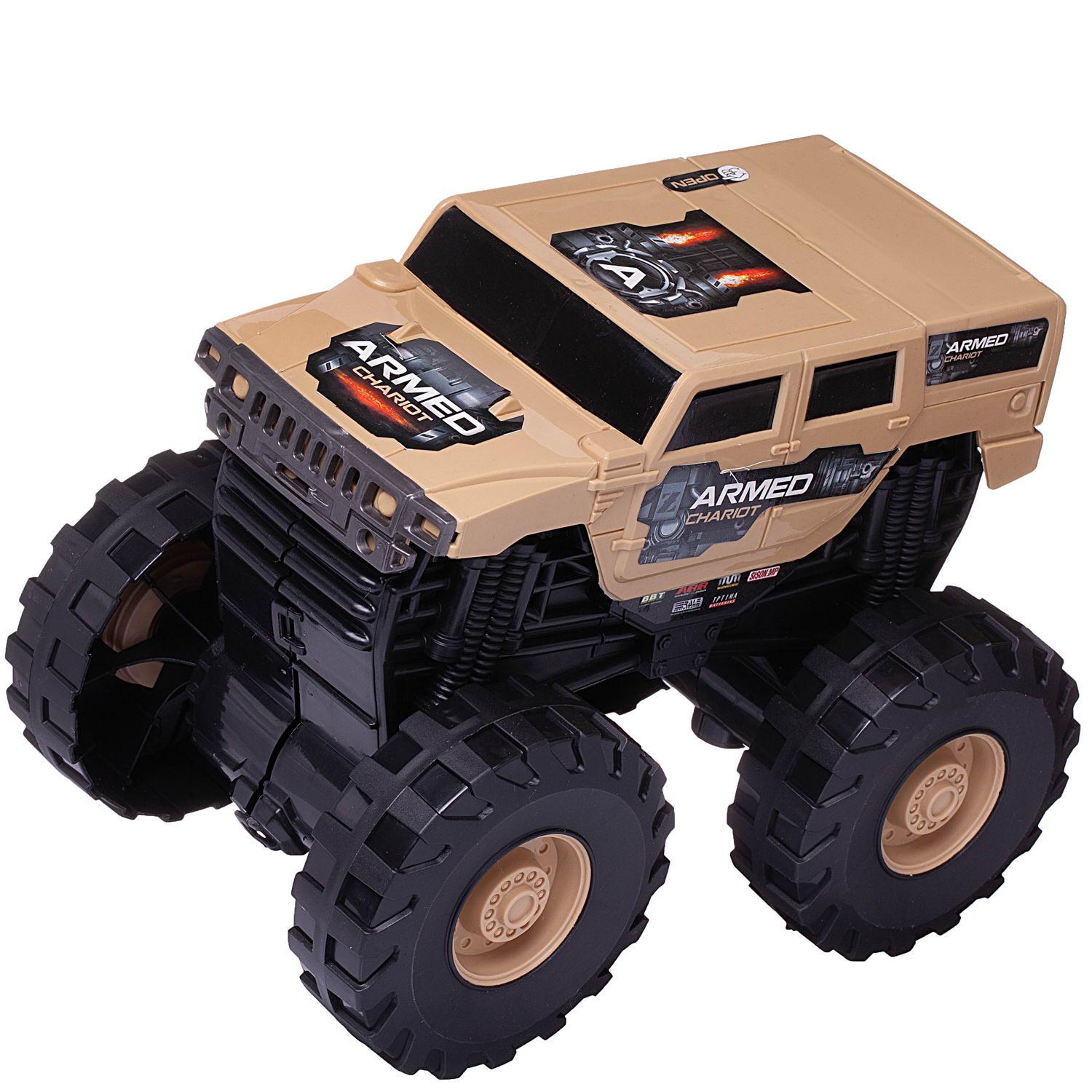 Внедорожник Junfa Jeep 1:16 бежевый WC-11582/бежевая - фото 4