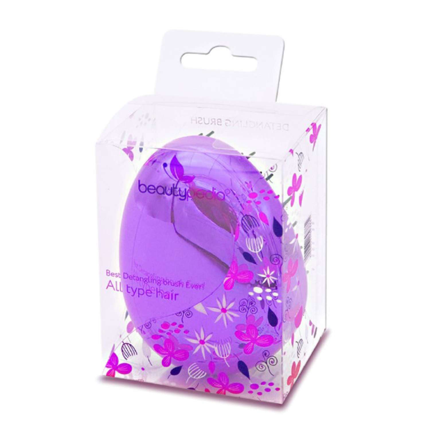 Расческа для волос Beautypedia compact фиолетовая распутывающая - фото 3