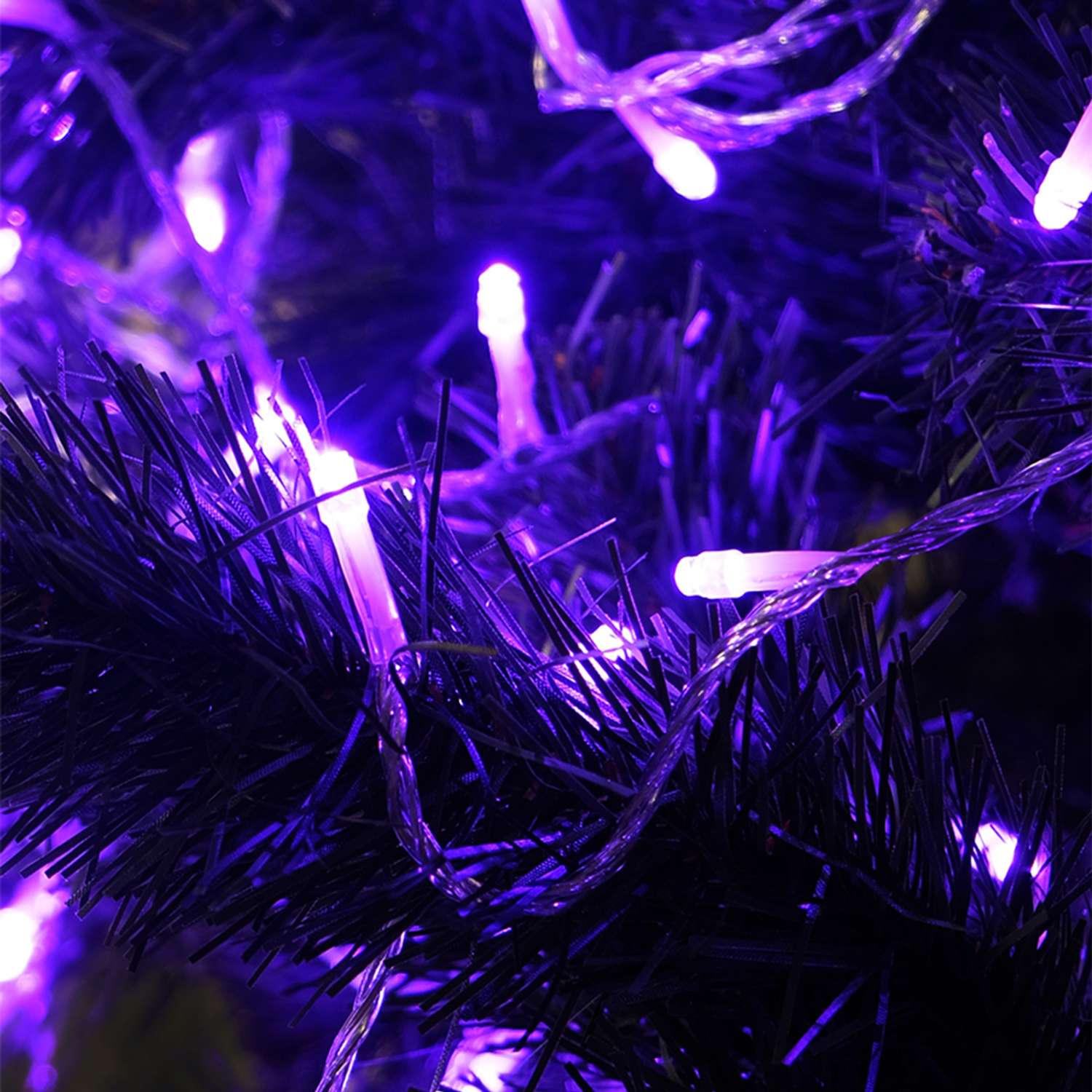 Гирлянда SH Lights Нить 120 фиолетовых LED 12м LD120-V-E - фото 2