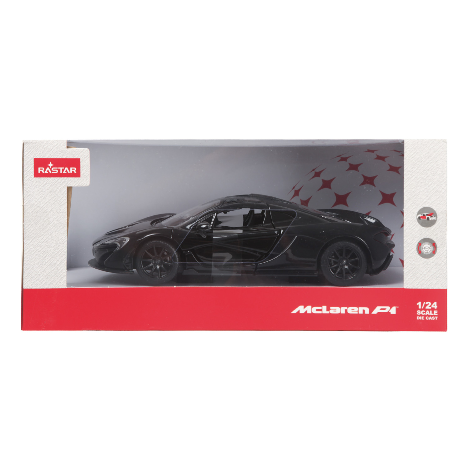 Машина Rastar 1:24 Mclaren P1 Черная 56700