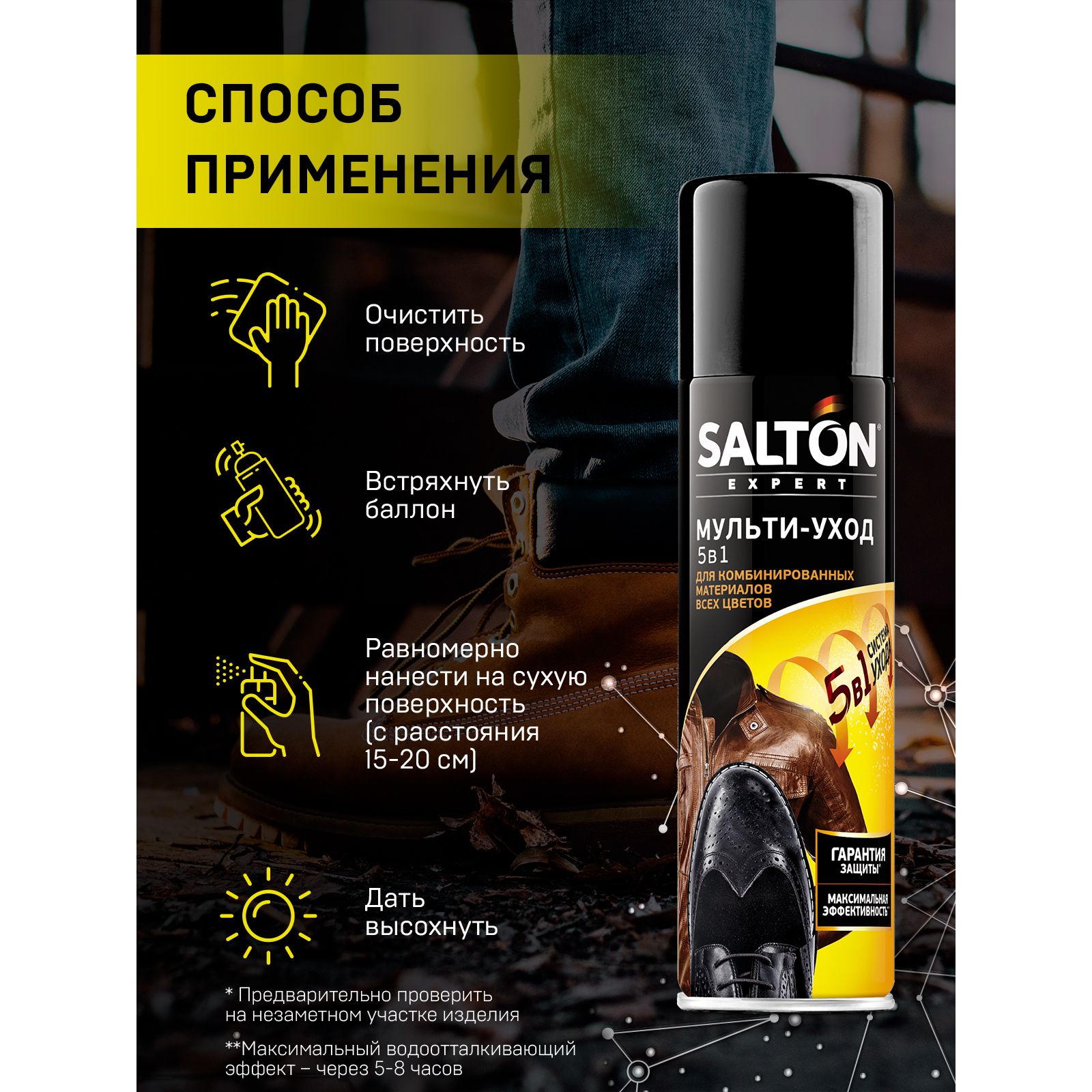 Мульти-уход 5в1 250 мл Salton Expert 55785357 - фото 6