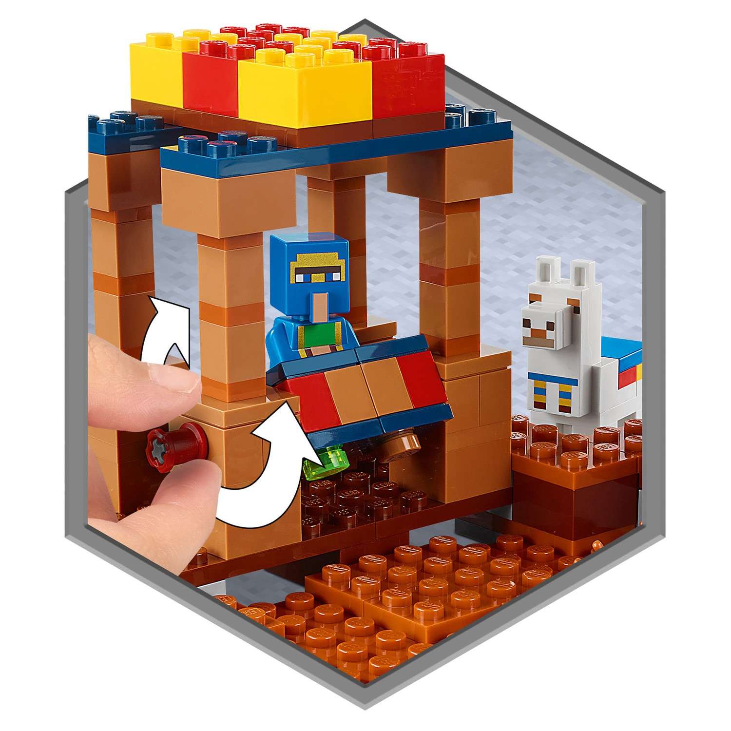 Конструктор LEGO Minecraft Торговый пост 21167 - фото 9