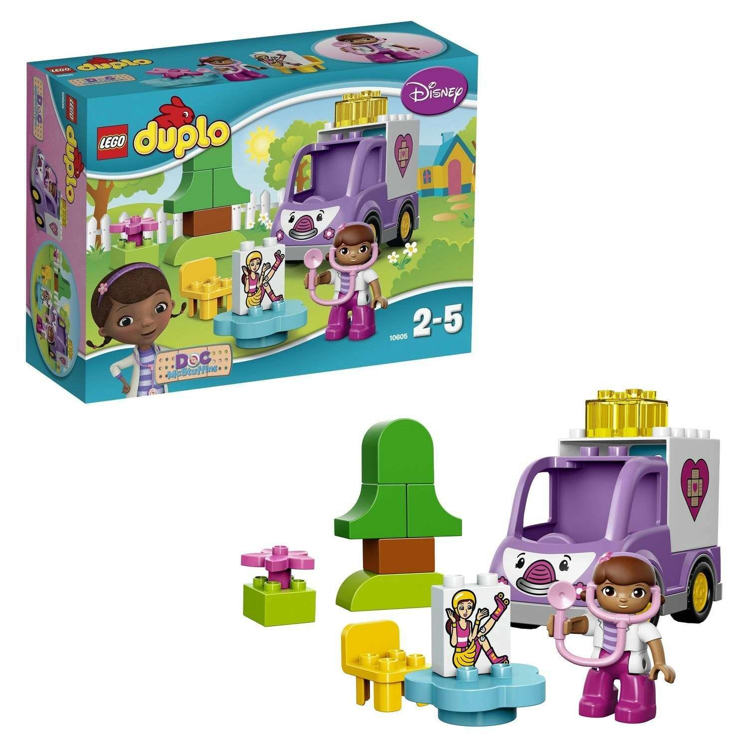 Конструктор LEGO DUPLO Doc McStuffins Скорая помощь Доктора Плюшевой (10605) - фото 1